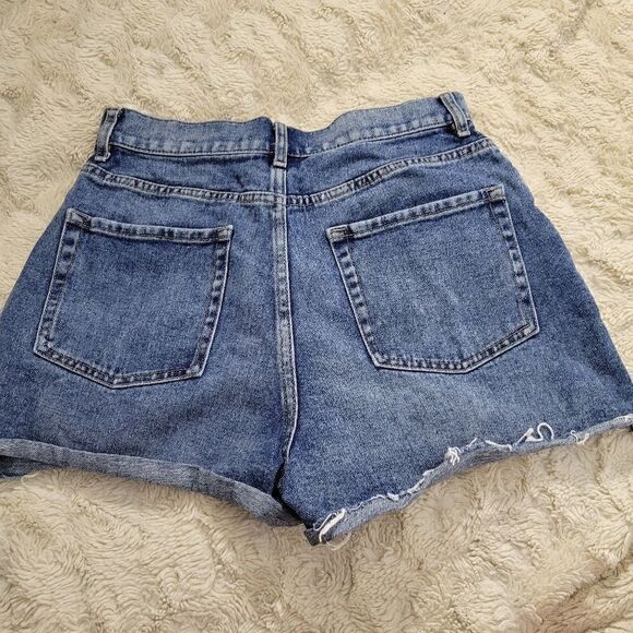 Pacsun High Rise Icon Med Light Wash Short Size 28 - Picture 3 of 9